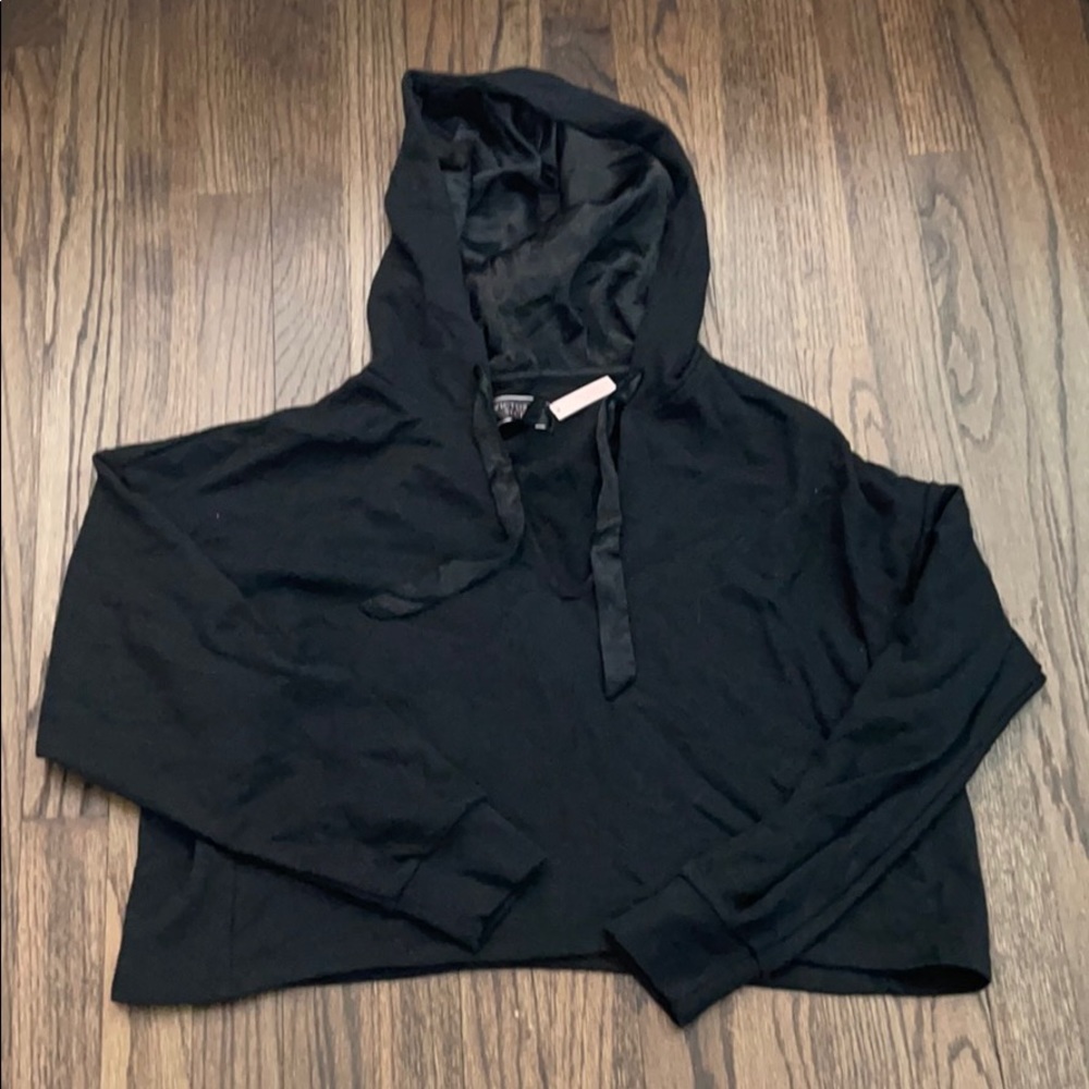Victoria secret cropped hoodie